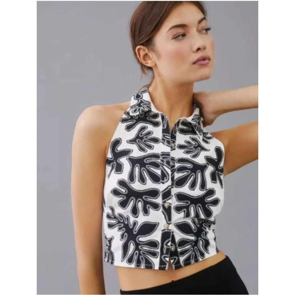 Pilcro Deco Halter Top